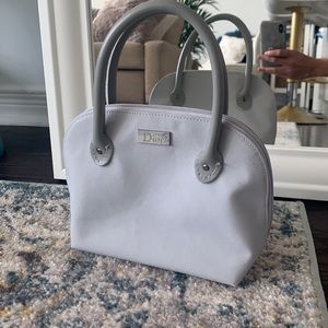 Two tones grey Dior hand bag